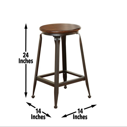 Adele - Counter Stool Dark Brown