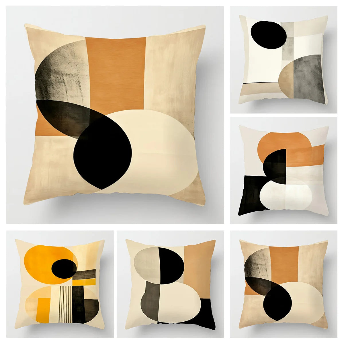 Abstract Geometric Pillow Cover