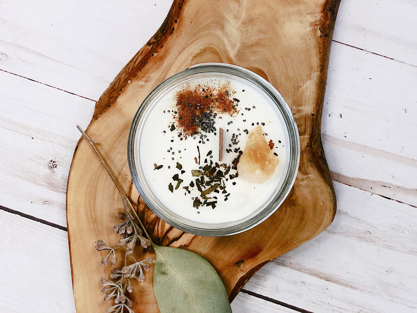 Abundance Candle / Intention Candle / Hand Poured
