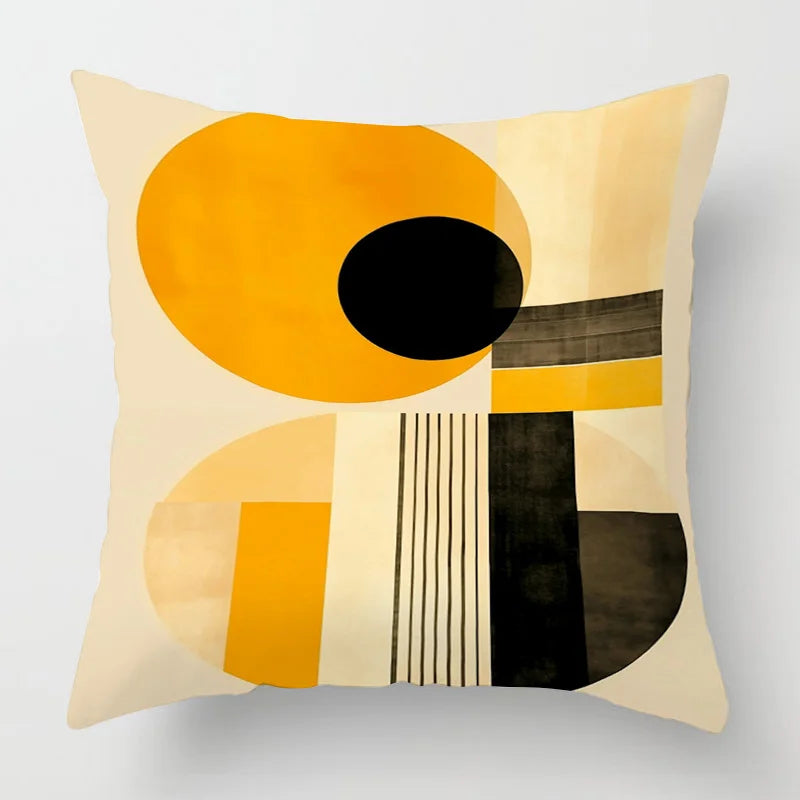 Abstract Geometric Pillow Cover