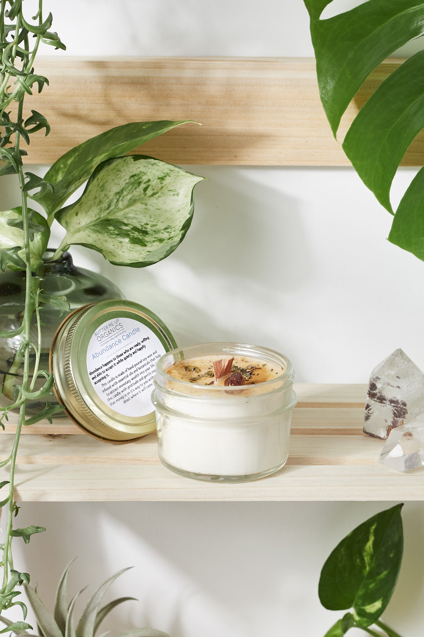 Abundance Candle / Intention Candle / Hand Poured